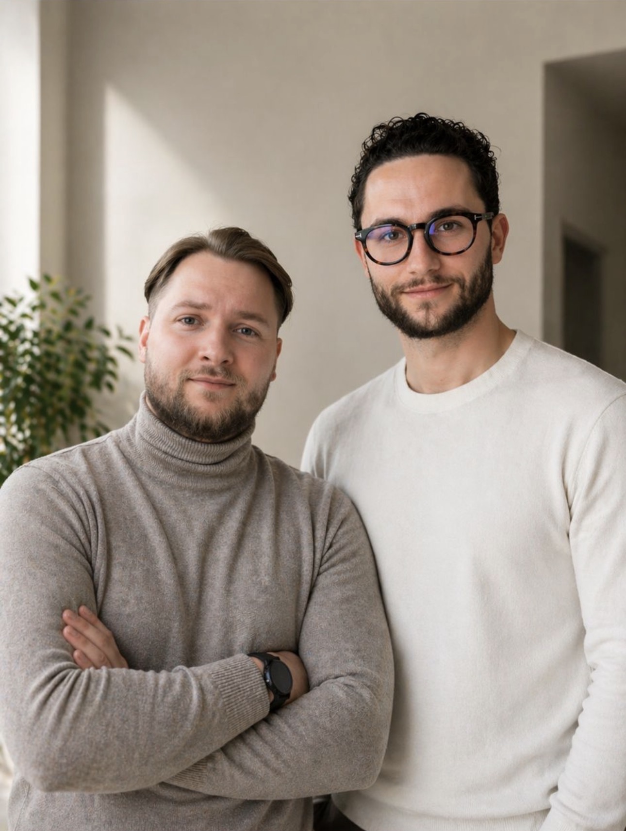 Niko Hems and Lennart Bittner — founders of Alphora Health, Hamburg